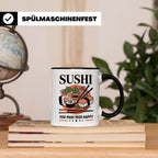 Sushi Tasse mit Spruch You Maki Miso Happy lustig Japanische – Schwarz [farbe:schwarz]