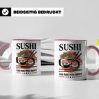 Sushi Tasse mit Spruch You Maki Miso Happy lustig Japanische – Rosa [farbe:rosa]