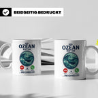 Taucher Tasse mit Telefon Spruch - Lustiger Spruch Geschenk  – Weiß [farbe:weiß]