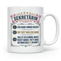 Sekretärin Tasse mit Spruch Ich habe immer Recht - Lustige G – Weiß [farbe:weiß]