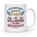 Kellnerin Tasse mit lustigem Spruch - Geschenk für Servicekr – Weiß [farbe:weiß]