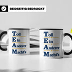 TEAM Toll Ein Anderer Machts Tasse lustig für Büro und Arbei – Schwarz [farbe:schwarz]