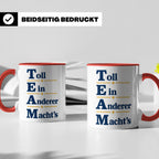 TEAM Toll Ein Anderer Machts Tasse lustig für Büro und Arbei – Rot [farbe:rot]