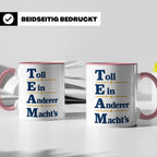 TEAM Toll Ein Anderer Machts Tasse lustig für Büro und Arbei – Rosa [farbe:rosa]