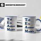 TEAM Toll Ein Anderer Machts Tasse lustig für Büro und Arbei – Blau [farbe:blau]