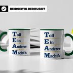 TEAM Toll Ein Anderer Machts Tasse lustig für Büro und Arbei – Grün [farbe:grün]