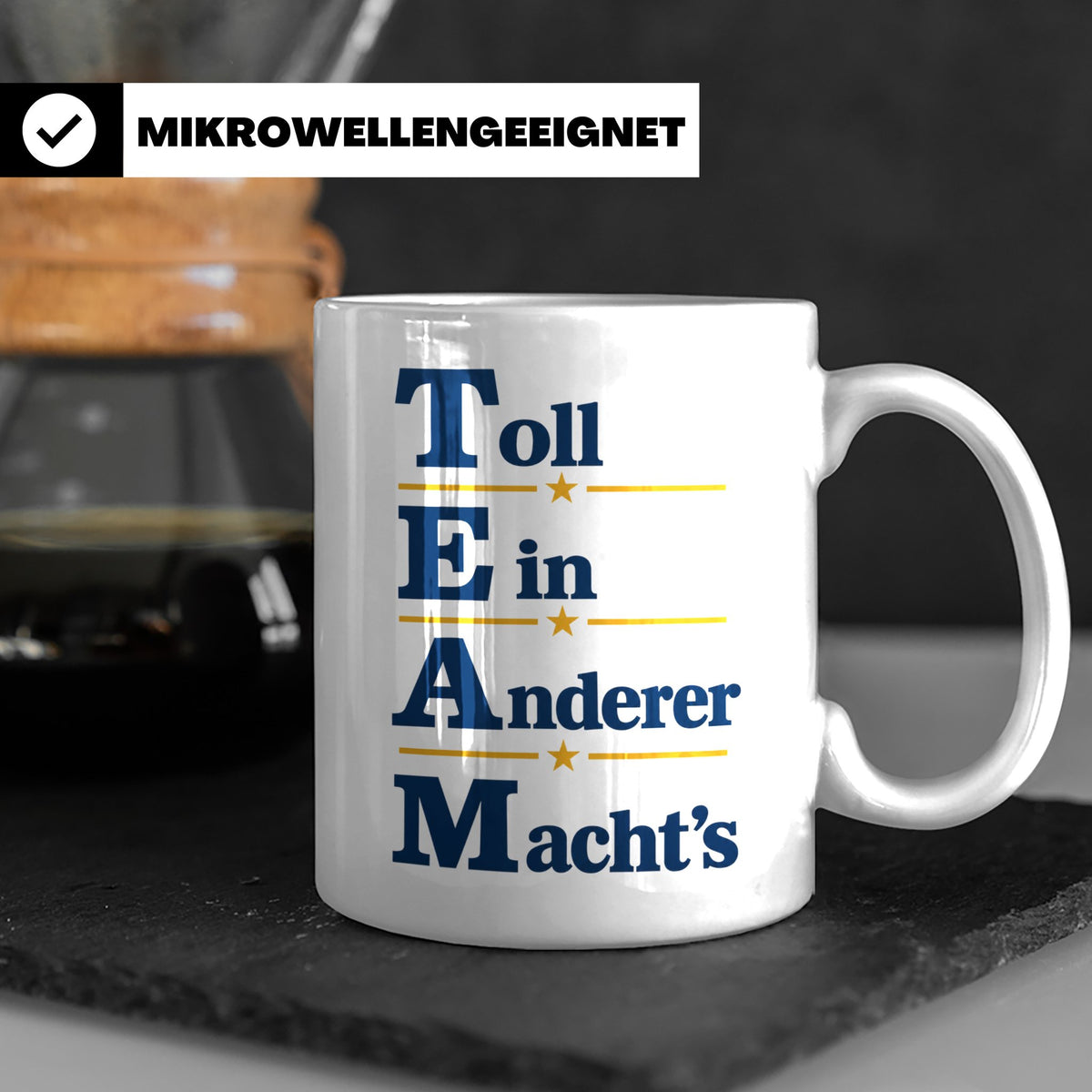 TEAM Toll Ein Anderer Machts Tasse lustig für Büro und Arbei – Weiß [farbe:weiß]