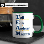 TEAM Toll Ein Anderer Machts Tasse lustig für Büro und Arbei – Grün [farbe:grün]