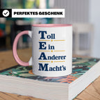 TEAM Toll Ein Anderer Machts Tasse lustig für Büro und Arbei – Rosa [farbe:rosa]