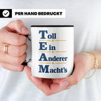 TEAM Toll Ein Anderer Machts Tasse lustig für Büro und Arbei – Schwarz [farbe:schwarz]