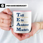 TEAM Toll Ein Anderer Machts Tasse lustig für Büro und Arbei – Rosa [farbe:rosa]