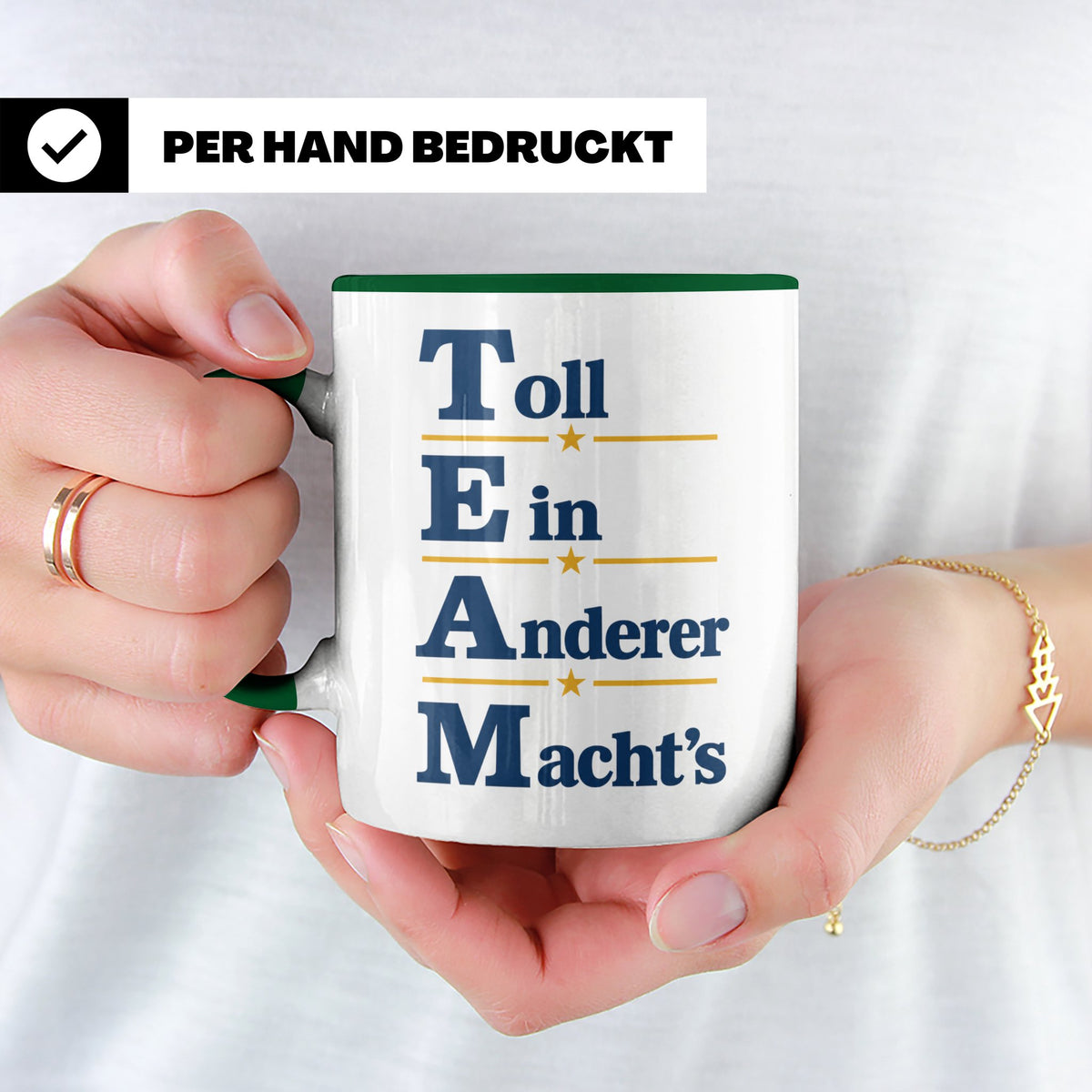 TEAM Toll Ein Anderer Machts Tasse lustig für Büro und Arbei – Grün [farbe:grün]
