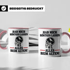 Röntgenbild Vogel Tasse mit Spruch Hab mich röntgen lassen a – Rosa [farbe:rosa]