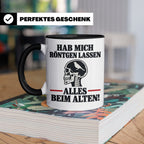 Röntgenbild Vogel Tasse mit Spruch Hab mich röntgen lassen a – Schwarz [farbe:schwarz]