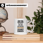 Gerüstbauer Tasse - Der Tod lächelt - Bauarbeiter & Gerüstba – Weiß [farbe:weiß]