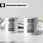 Gerüstbauer Tasse - Der Tod lächelt - Bauarbeiter & Gerüstba – Weiß [farbe:weiß]