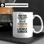 Gerüstbauer Tasse - Der Tod lächelt - Bauarbeiter & Gerüstba – Weiß [farbe:weiß]