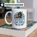 Passt scho Tasse - Bayrischer Spruch Geschenk für Bayern Boa – Weiß [farbe:weiß]