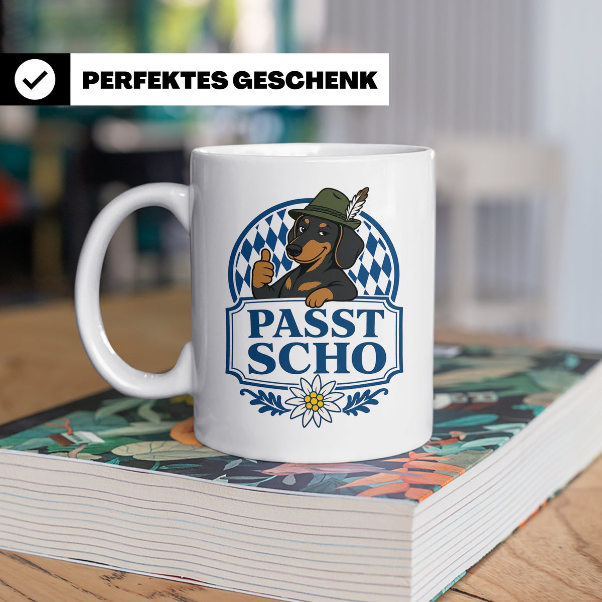 Passt scho Tasse - Bayrischer Spruch Geschenk für Bayern Boa – Weiß [farbe:weiß]