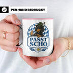 Passt scho Tasse - Bayrischer Spruch Geschenk für Bayern Boa – Rosa [farbe:rosa]