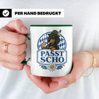 Passt scho Tasse - Bayrischer Spruch Geschenk für Bayern Boa – Grün [farbe:grün]