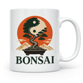 Bonsai Tasse Yin Yang - Geschenk für Bonsai Liebhaber Zen Me – Weiß [farbe:weiß]