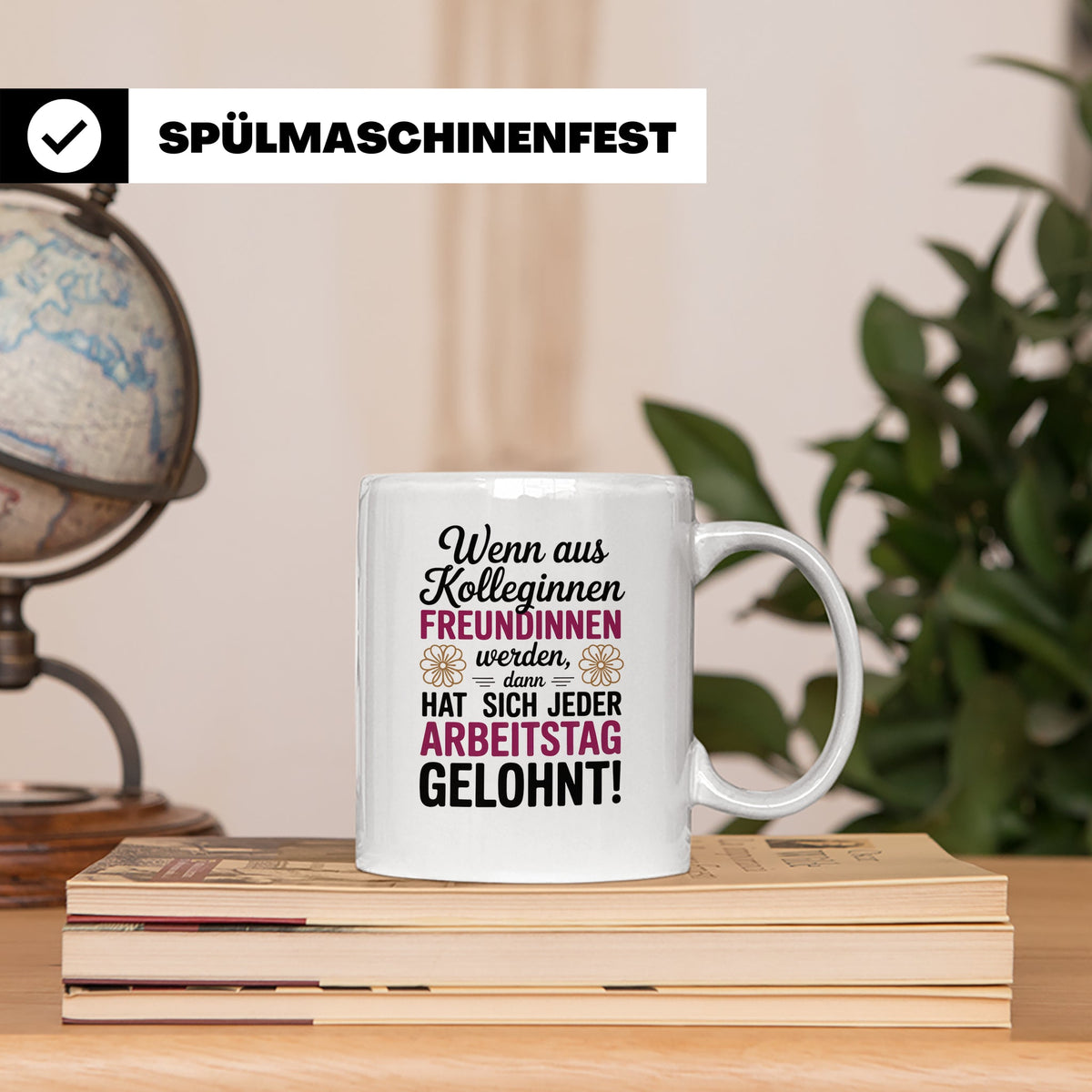 Kollegin Freundin Tasse: Büro Geschenkidee, Wertschätzung Mi – Weiß [farbe:weiß]