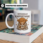 Offizielle Kaffeetasse Hochlandrind - Geschenk für Highland  – Weiß [farbe:weiß]