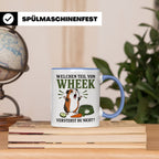 Meerschweinchen Tasse Welchen Teil von Wheek verstehst du ni – Blau [farbe:blau]