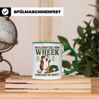 Meerschweinchen Tasse Welchen Teil von Wheek verstehst du ni – Grün [farbe:grün]