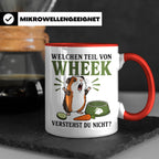 Meerschweinchen Tasse Welchen Teil von Wheek verstehst du ni – Rot [farbe:rot]