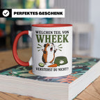 Meerschweinchen Tasse Welchen Teil von Wheek verstehst du ni – Rot [farbe:rot]