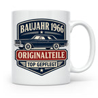Baujahr 1966 Tasse Originalteile top gepflegt - Geschenk zum – Weiß [farbe:weiß]