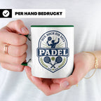 Padel Tasse mit Spruch Nur noch ein Satz - Geschenk für Pade – Grün [farbe:grün]