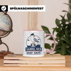 Plattdeutsch Tasse mit Spruch Sabbel nich dat geit - Geschen – Rosa [farbe:rosa]