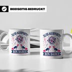 Schlagerparty Bin dabei Tasse - Geschenk für Schlagerfans Sc – Weiß [farbe:weiß]