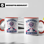 Schlagerparty Bin dabei Tasse - Geschenk für Schlagerfans Sc – Rot [farbe:rot]
