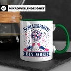 Schlagerparty Bin dabei Tasse - Geschenk für Schlagerfans Sc – Grün [farbe:grün]