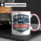 Baujahr 1959 Tasse Originalteile top gepflegt - Geschenk zum – Rosa [farbe:rosa]