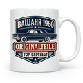 Baujahr 1960 Tasse Originalteile top gepflegt - Geschenk zum – Weiß [farbe:weiß]