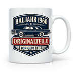 Baujahr 1960 Tasse Originalteile top gepflegt - Geschenk zum – Weiß [farbe:weiß]