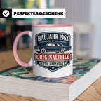 Baujahr 1963 Tasse Originalteile top gepflegt - Geschenk zum – Rosa [farbe:rosa]