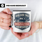 Baujahr 1963 Tasse Originalteile top gepflegt - Geschenk zum – Schwarz [farbe:schwarz]