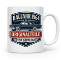 Baujahr 1964 Tasse Originalteile top gepflegt - Geschenk zum – Weiß [farbe:weiß]