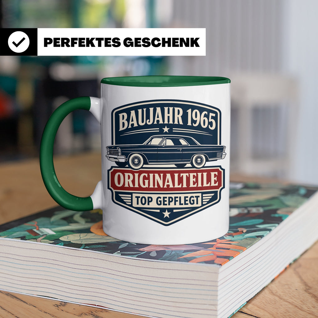 Baujahr 1965 Tasse Originalteile top gepflegt - Geschenk zum – Grün [farbe:grün]
