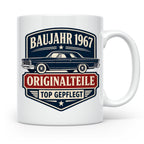 Baujahr 1967 Tasse Originalteile top gepflegt - Geschenk zum – Weiß [farbe:weiß]