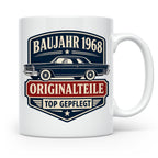 Baujahr 1968 Tasse Originalteile top gepflegt - Geschenk zum – Weiß [farbe:weiß]