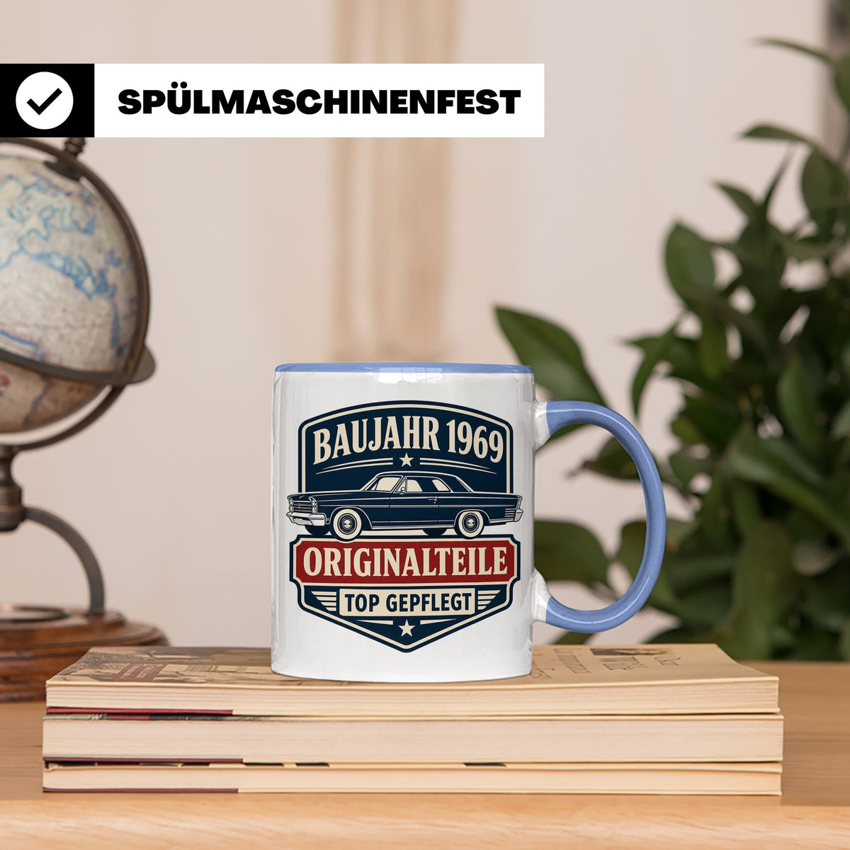 Baujahr 1969 Tasse Originalteile top gepflegt - Geschenk zum – Blau [farbe:blau]