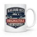 Baujahr 1972 Tasse Originalteile top gepflegt - Geschenk zum – Weiß [farbe:weiß]