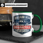 Baujahr 1974 Tasse Originalteile top gepflegt - Geschenk zum – Grün [farbe:grün]